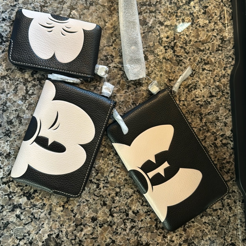 Mickey zip trio by Coach